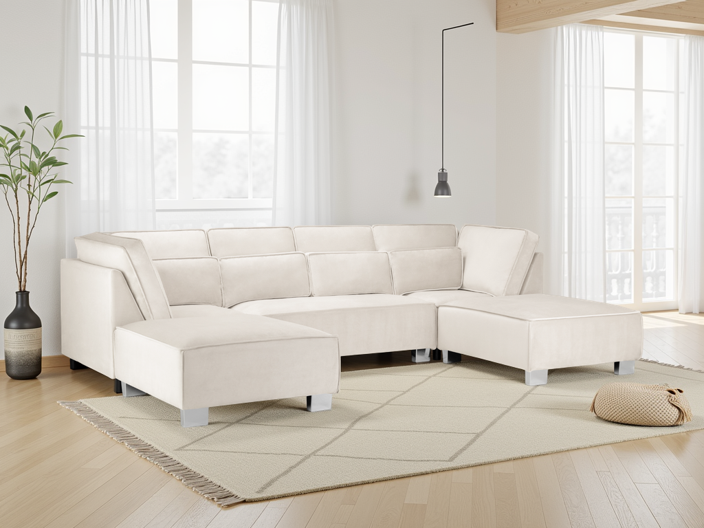 Sloane Sofa Cream U Shape Corner