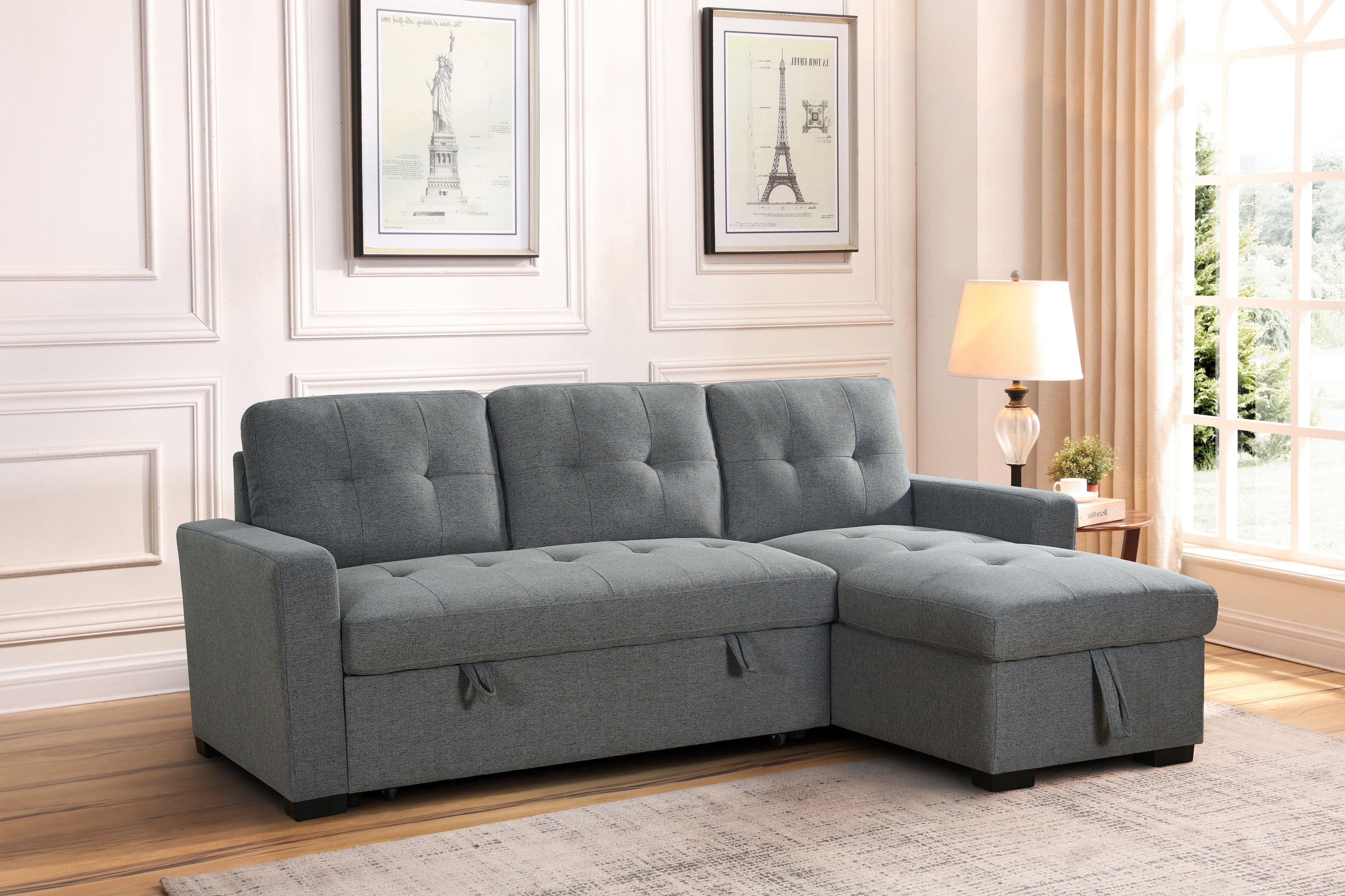 Alder Sofabed Grey Universal Corner