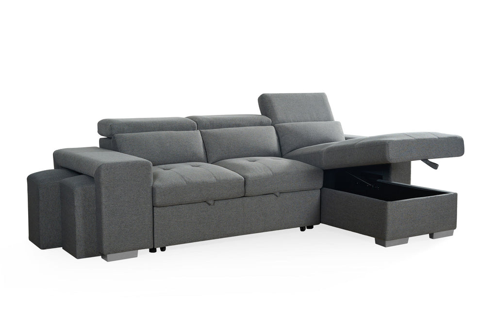 Artemis Sofabed Grey Universal Corner