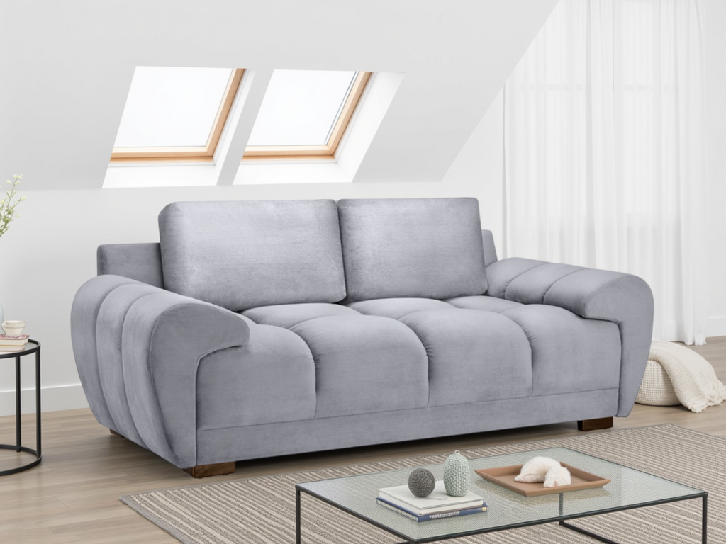 Azzuro Sofa Grey 2 Seater