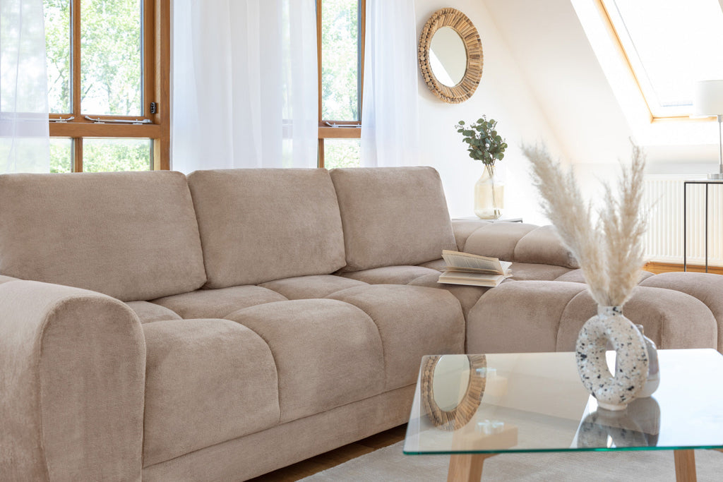 Azzuro Sofabed Mocha Universal Corner