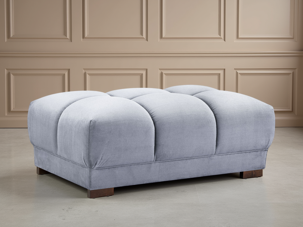 Azzuro Sofa Grey Footstool