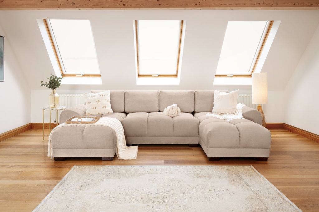 Azzuro Sofa Mocha U Shape Corner