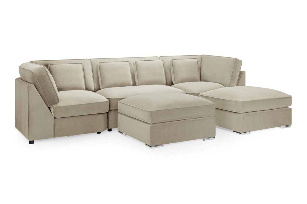 Belgravia Sofa Beige U Shape Corner