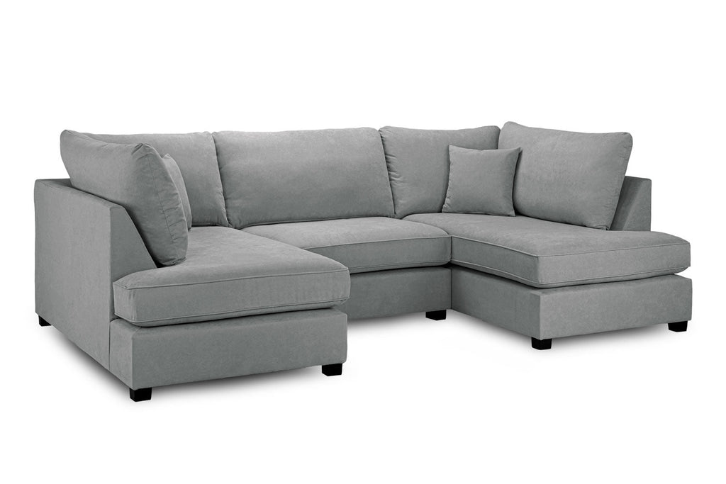 Carnaby Classic Sofa Grey U Shape Corner