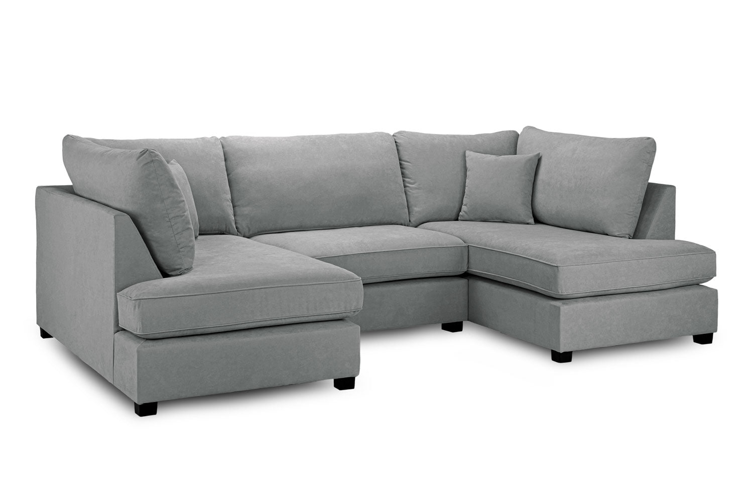 Carnaby Classic Sofa Grey U Shape Corner