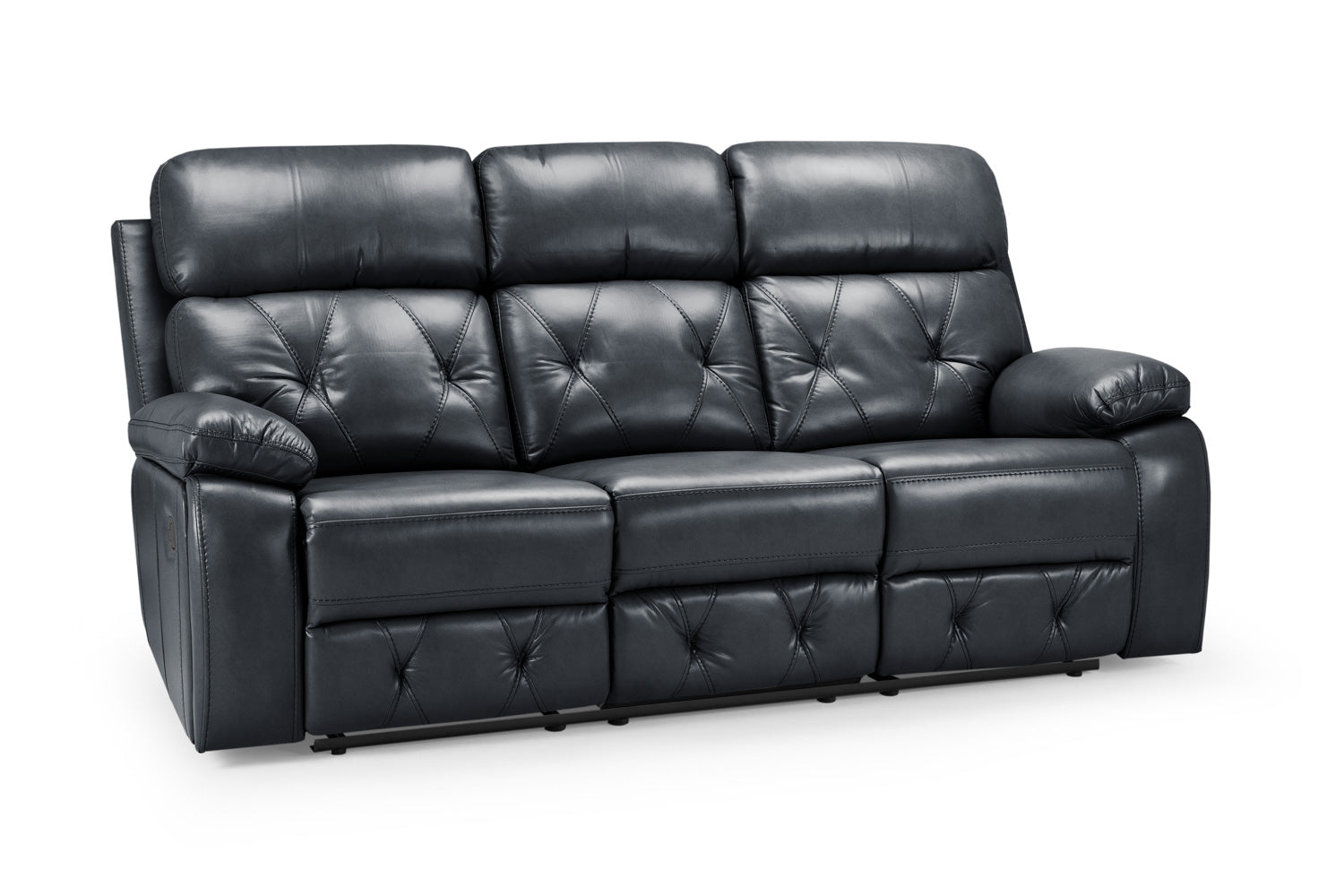 Cody Recliner Sofa Black 3 Seater