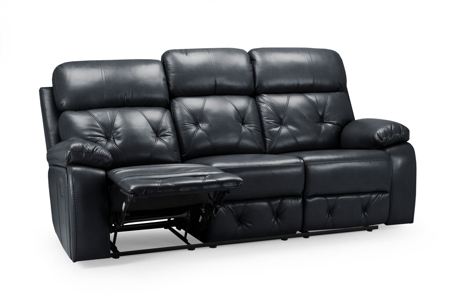 Cody Recliner Sofa Black 3 Seater