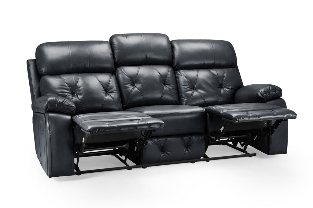 Cody Recliner Sofa Black 3 Seater