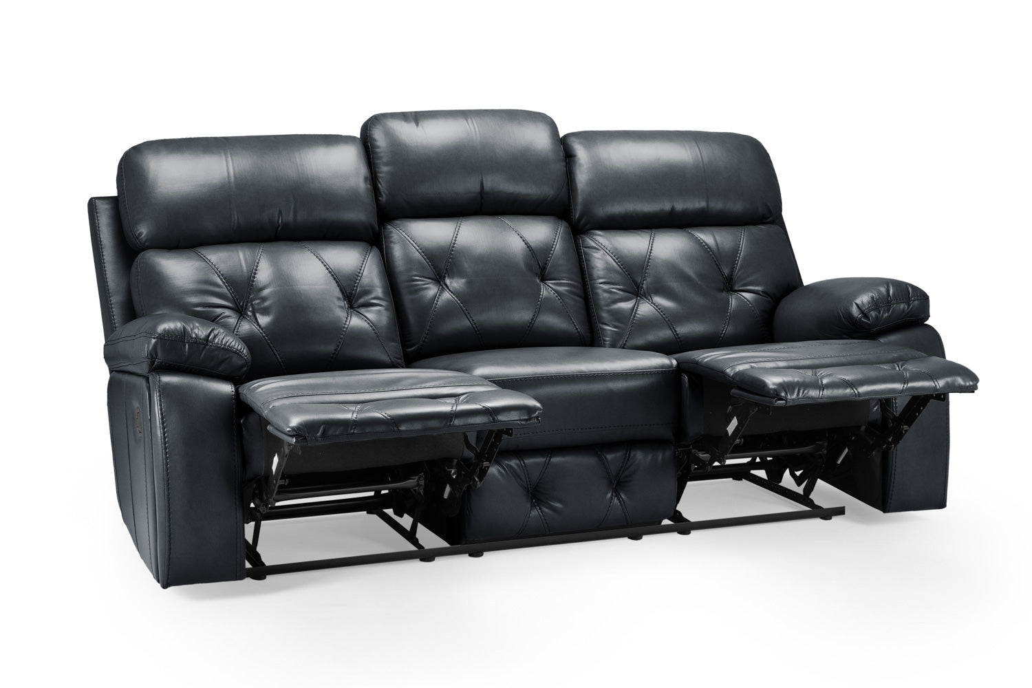 Cody Recliner Sofa Black 3 Seater