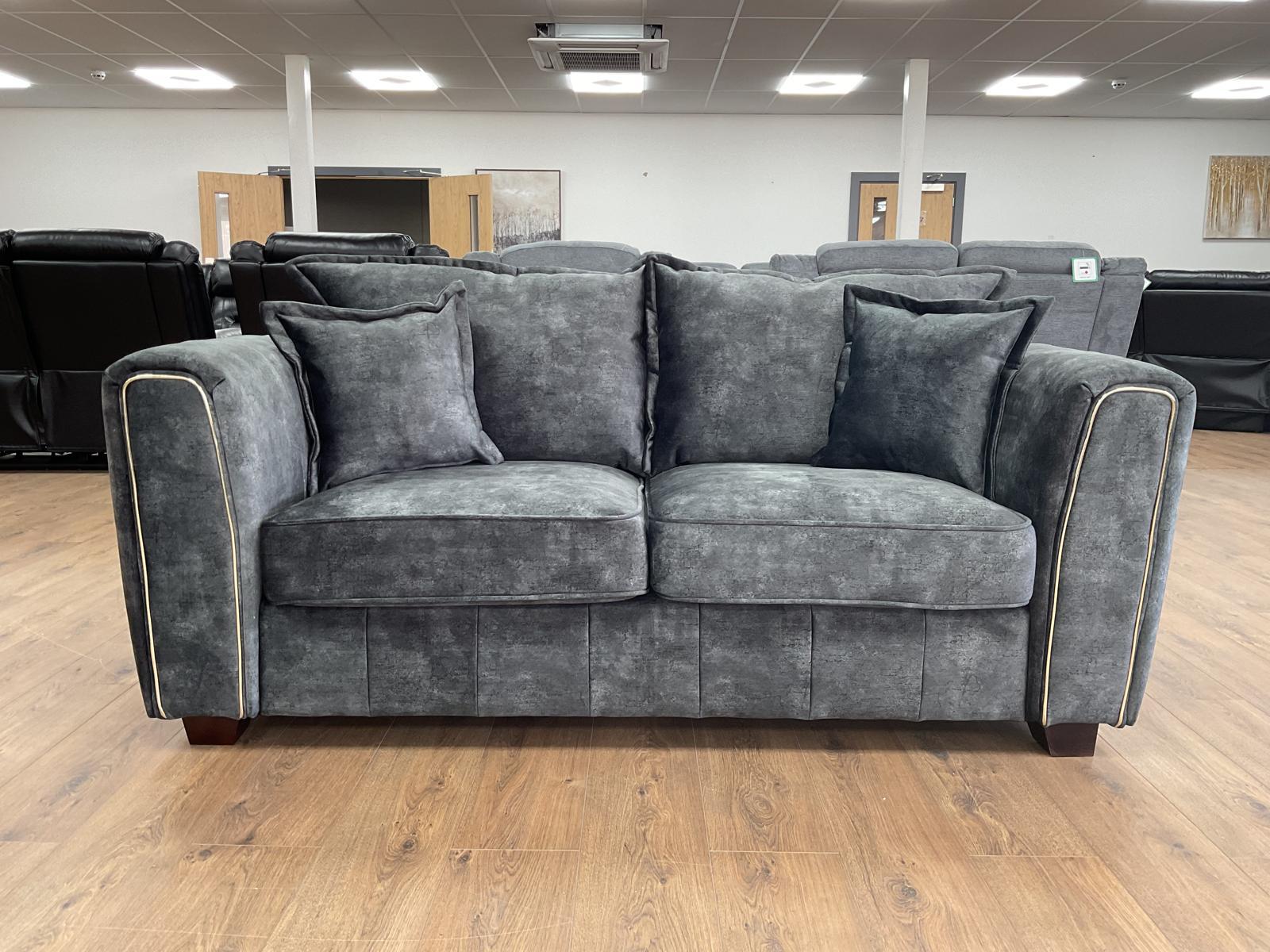 Serena Sofa Black 2 Seater