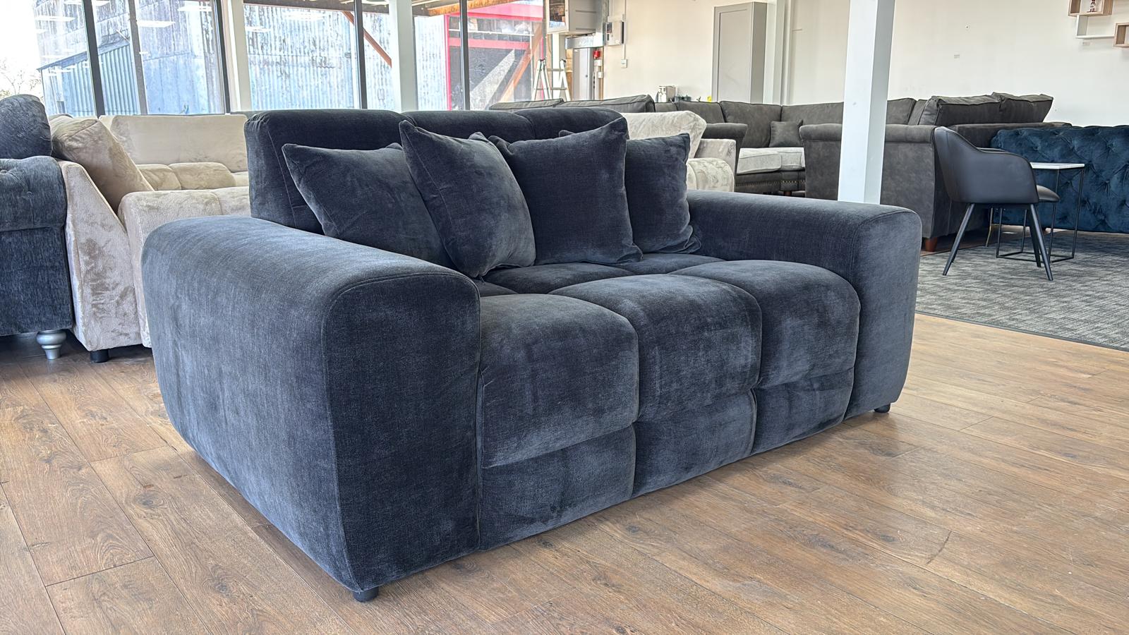 Jacob Sofa Black 2 Seater