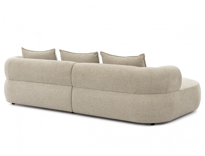Ferro Beige Left Hand Corner Sofa