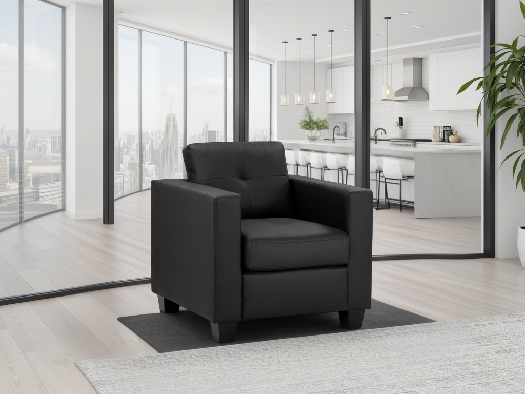 Jerry Sofa Black Armchair